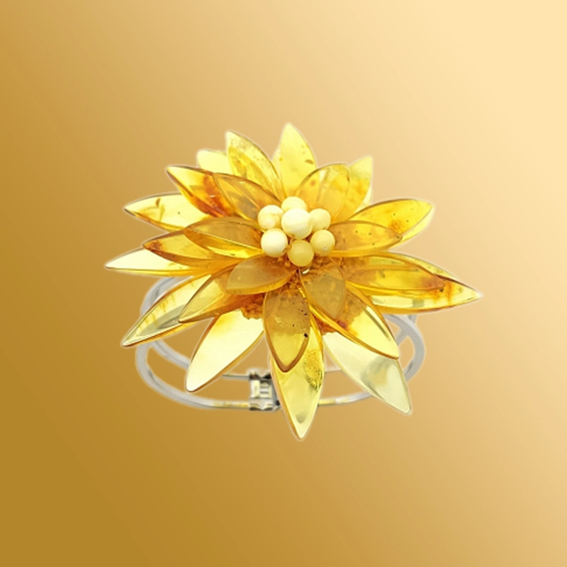 Браслеты посеребрение с янтарем